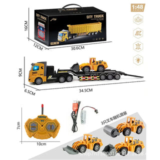  Remote Control Metal Bulldozer Truck - Perfect Gift for Boys cashymart