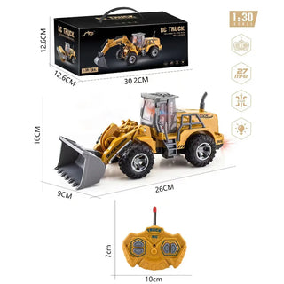  Remote Control Metal Bulldozer Truck - Perfect Gift for Boys cashymart