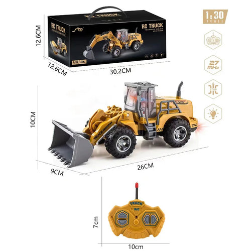  Remote Control Metal Bulldozer Truck - Perfect Gift for Boys cashymart