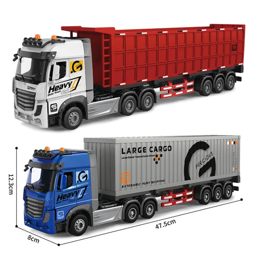  Remote-Controlled Double-Decker Truck with Music & Opening Doors cashymart