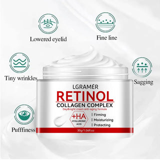  Retinol Collagen Face Cream 30g/60g Anti-Aging Moisturizer cashymart