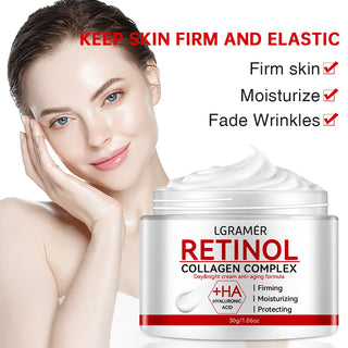  Retinol Collagen Face Cream 30g/60g Anti-Aging Moisturizer cashymart