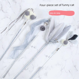  Retractable Cat Toy with Bell cashymart