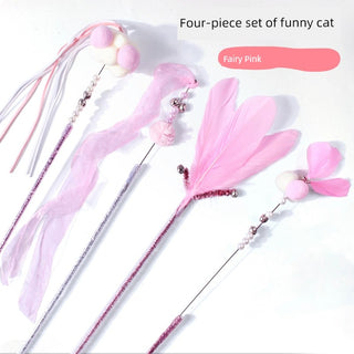  Retractable Cat Toy with Bell cashymart