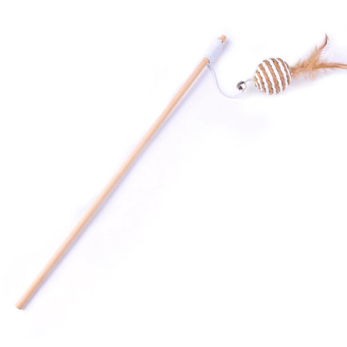  Retractable Cat Toy with Bell cashymart