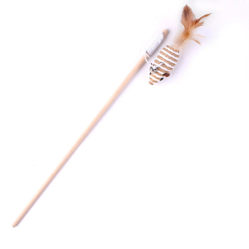  Retractable Cat Toy with Bell cashymart