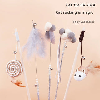  Retractable Cat Toy with Bell cashymart