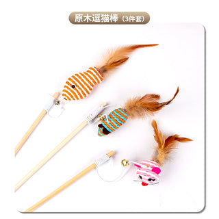  Retractable Cat Toy with Bell cashymart