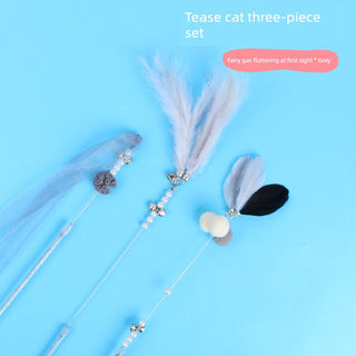 Retractable Cat Toy with Bell cashymart