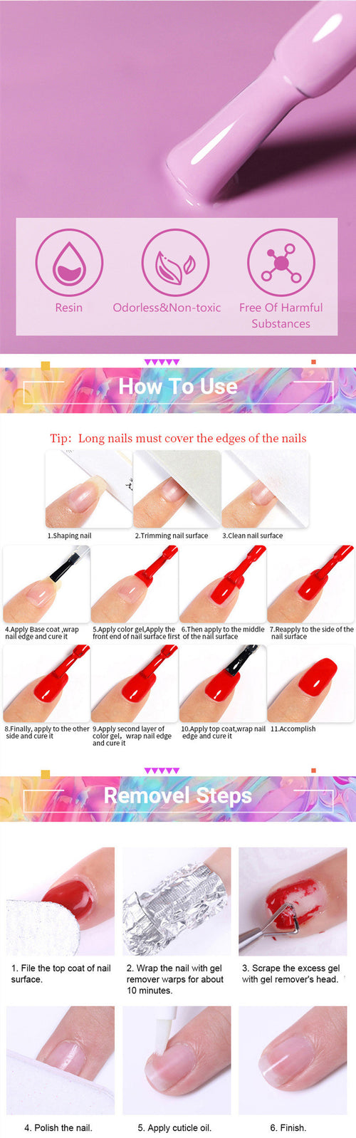  Revolutionary Removable Phototherapy Nail Polish cashymart