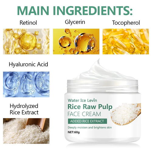  Rice Pulp Cream Hydrating Moisturizer for Anti Aging cashymart