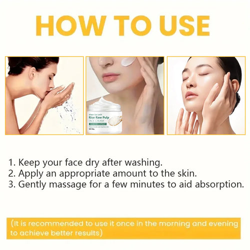  Rice Pulp Cream Hydrating Moisturizer for Anti Aging cashymart