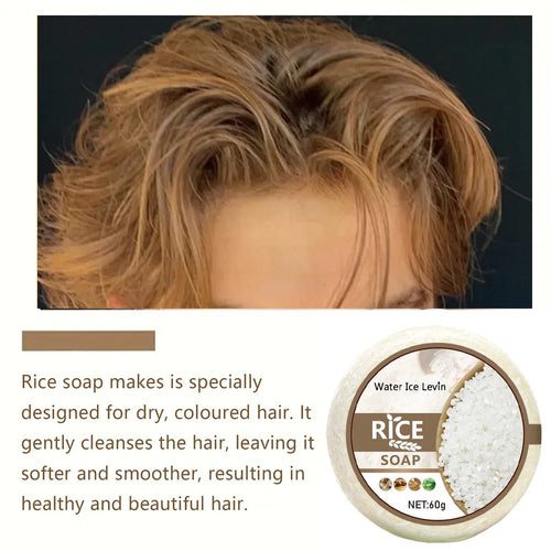  Rice Shampoo Bar for Hair Growth and Moisturizing cashymart