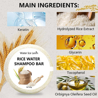  Rice Shampoo Bar for Hair Growth and Nourishment cashymart