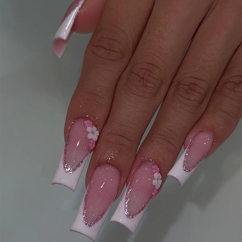  Romantic Red Lips Valentine's Day Press-On Nails cashymart