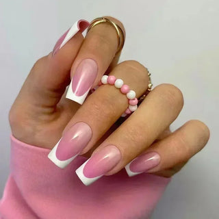  Romantic Red Lips Valentine's Day Press-On Nails cashymart