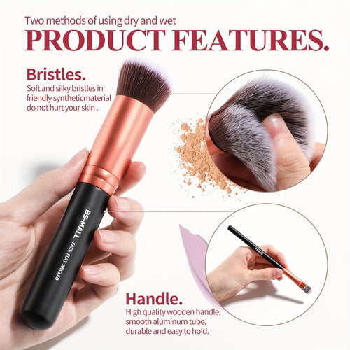  Rose Gold Makeup Brushes with Case cashymart