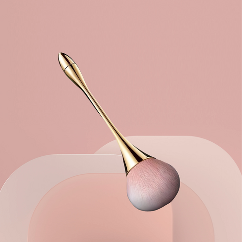  Rose Golden Fan Makeup Brush Set cashymart