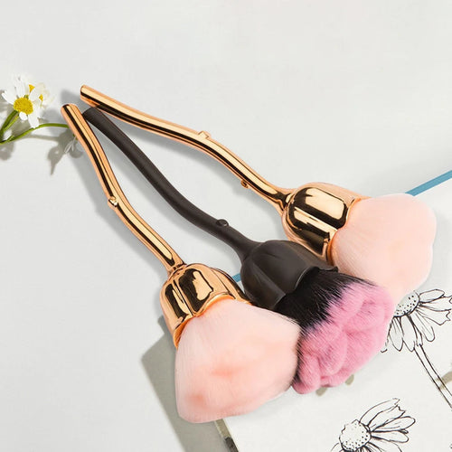  Rose Loose Powder Makeup Brush Set cashymart