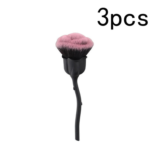  Rose Loose Powder Makeup Brush Set cashymart