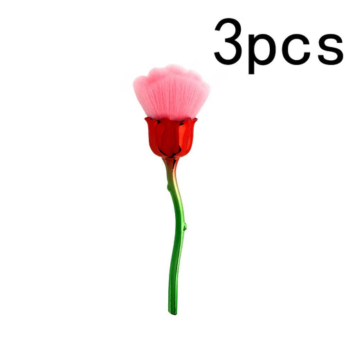  Rose Loose Powder Makeup Brush Set cashymart
