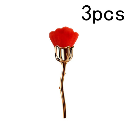  Rose Loose Powder Makeup Brush Set cashymart