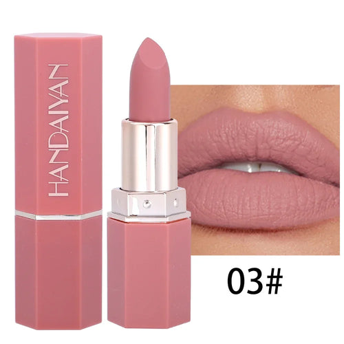  Rose Pink Nude Matte Velvet Lipstick cashymart