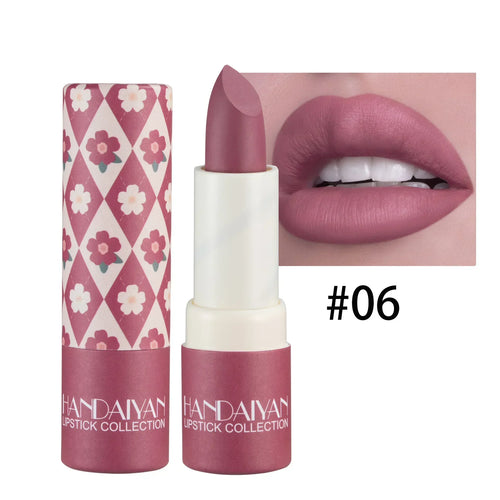  Rose Pink Nude Matte Velvet Lipstick cashymart