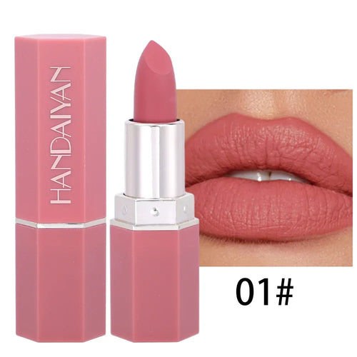  Rose Pink Nude Matte Velvet Lipstick cashymart