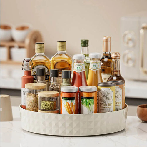  Rotating Spice Rack Organizer for Kitchen cashymart