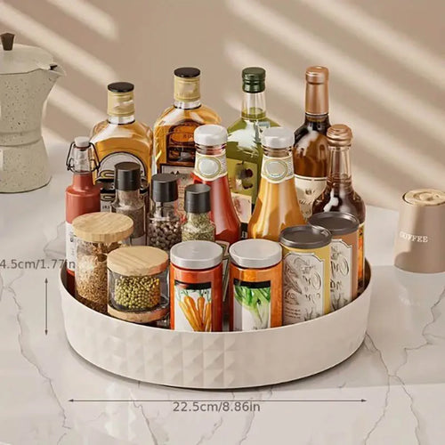  Rotating Spice Rack Organizer for Kitchen cashymart