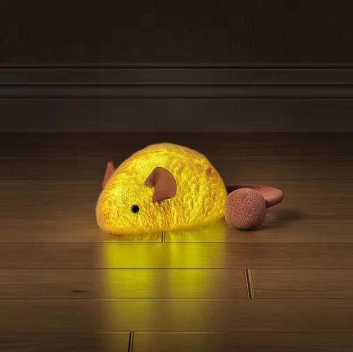 Squeaky Plush Mouse Cat Toy