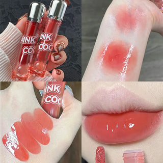  PINK COCO Mirror Water Lip Gloss Lip Glaze for Women cashymart