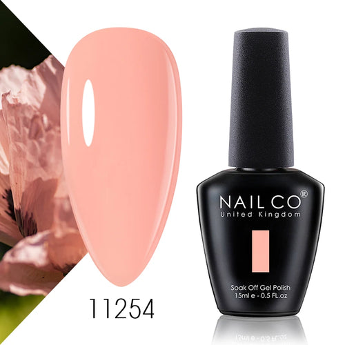 NAILCO 15ml UV Gel Topplack och Baslack Set