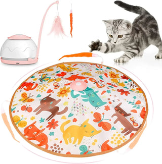  Interactive 360° Rotating Electric Cat Toy cashymart