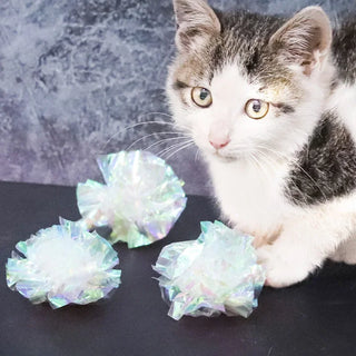  Colorful Crinkle Balls for Cats cashymart