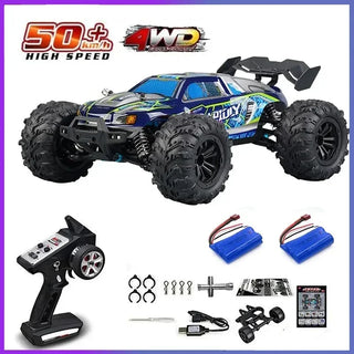  High-Speed 4x4 Remote Control Monster Truck with LED Lights cashymart