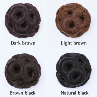 Synthetic Clip-On Bun Hair Accessories cashymart