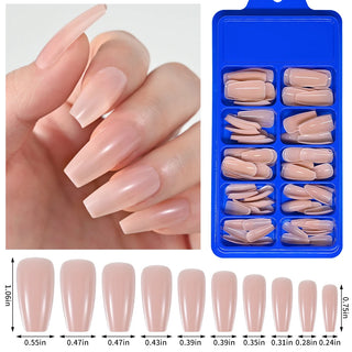  100pcs PINK Artificial Finger Nail Set cashymart