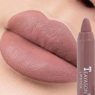  Nude Velvet Matte Lipstick Long Lasting Waterproof Color Rendering Non-stick Cup Lip Glaze Liner Pencil Woman Cosmetics cashymart