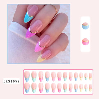  Glamorous Easy Press-On Nail Set cashymart