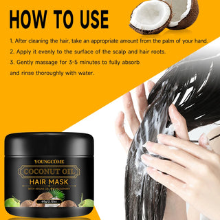  Coconut Oil Hair Mask with Rosemary & Ginger Extracts cashymart