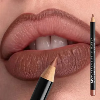  Slim Lip Pencil Nude Matte Creamy Waterproof Lipliner cashymart