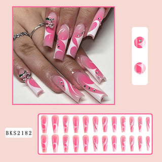  Floral Nail Art Press-Ons cashymart