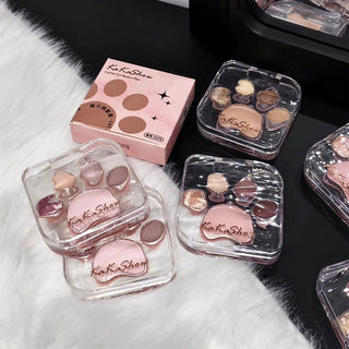  Cat Paw Shape Eye Shadow Palette 5 Colors cashymart