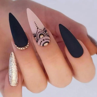  Punk Snake Stiletto Nail Art Set cashymart