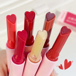  Heart-Shape Jelly Solid Lip Gloss Pen for Shining Juicy Lips cashymart