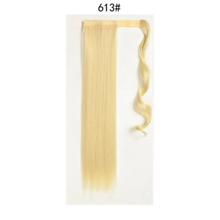 Synthetic Straight Long Ponytail Extensions