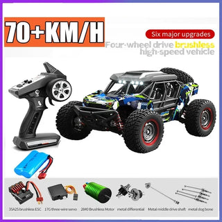  High-Speed 1/16 4WD Off-Road RC Car - 70KM/H Brushless Crawler Toy cashymart