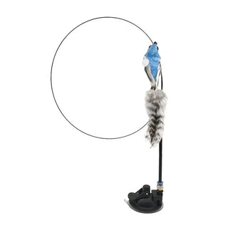  Interactive Peacock Cat Toy with Bell cashymart